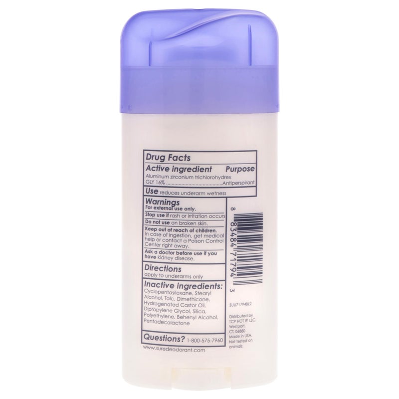 Sure Original Solid Unscented, Anti-Perspirant Deodorant 2.70 oz- Packaging may vary - Image 2